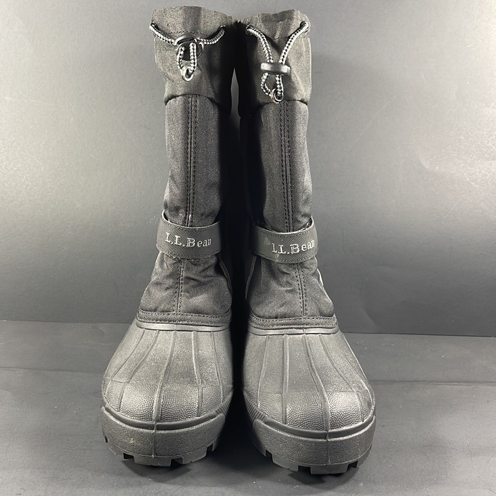 L.L. Bean Northwoods Winter Black Kid’s Boots size - Picture 2 of 8